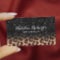 Modern Black Glitter Leopard Beauty Salon