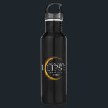 Modern Black & Gold 2024 Texas Total Solar Eclipse 710 Ml Water Bottle<br><div class="desc">Introducing our Modern Black & Gold 2024 Texas Total Solar Eclipse Custom T-Shirt, a stylish and commemorative piece for this rare celestial event. this shirt captures the elegance and excitement of the total solar eclipse. With the year 2024 boldly displayed, along with the location of Texas, it serves as a...</div>