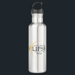 Modern Black & Gold 2024 Texas Total Solar Eclipse 710 Ml Water Bottle<br><div class="desc">Introducing our Modern Black & Gold 2024 Texas Total Solar Eclipse Custom T-Shirt, a stylish and commemorative piece for this rare celestial event. this shirt captures the elegance and excitement of the total solar eclipse. With the year 2024 boldly displayed, along with the location of Texas, it serves as a...</div>
