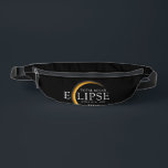 Modern Black & Gold 2024 Texas Total Solar Eclipse Bum Bags<br><div class="desc">Introducing our Modern Black & Gold 2024 Texas Total Solar Eclipse Custom T-Shirt, a stylish and commemorative piece for this rare celestial event. this shirt captures the elegance and excitement of the total solar eclipse. With the year 2024 boldly displayed, along with the location of Texas, it serves as a...</div>