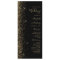 Modern Black Gold Glitter Edge Wedding Program