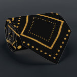 Modern Black Gold Mens Fashion Neck Tie<br><div class="desc">Achieve a sleek,  impactful look with this modern black and gold men's fashion necktie. Its sharp geometric design provides instant sophistication,  perfect for making a memorable impression. An essential accessory for any stylish wardrobe.</div>