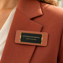 Modern black gold terracotta professional