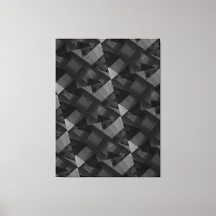 Modern -BLACK-GRAY-Very Nice Canvas Print