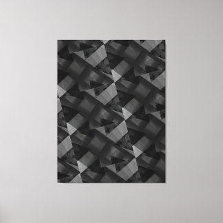 Modern -BLACK-GRAY-Very Nice Canvas Print