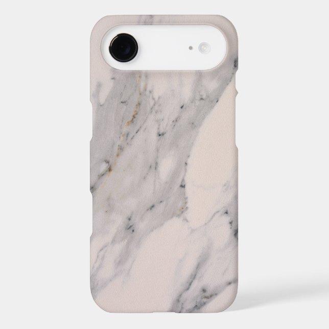 Modern black grey pink marble pattern  Case-Mate iPhone case (Back)