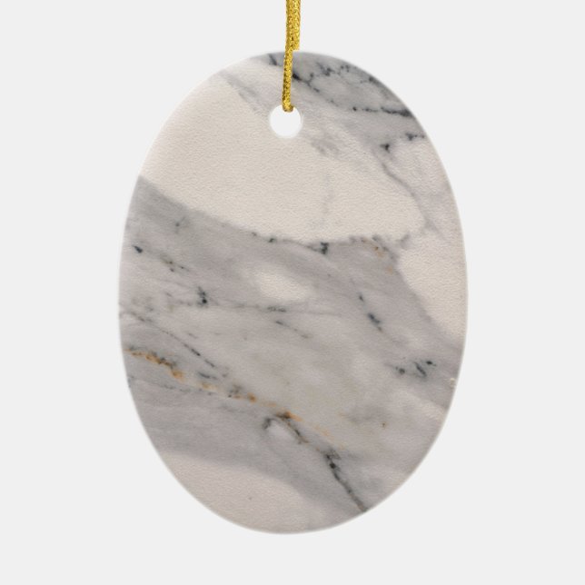 Modern black grey pink marble pattern  ceramic tree decoration (Front)