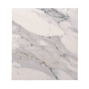 Modern black grey pink marble pattern  notepad