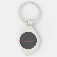 Modern Black Grey Red Professional Your Name