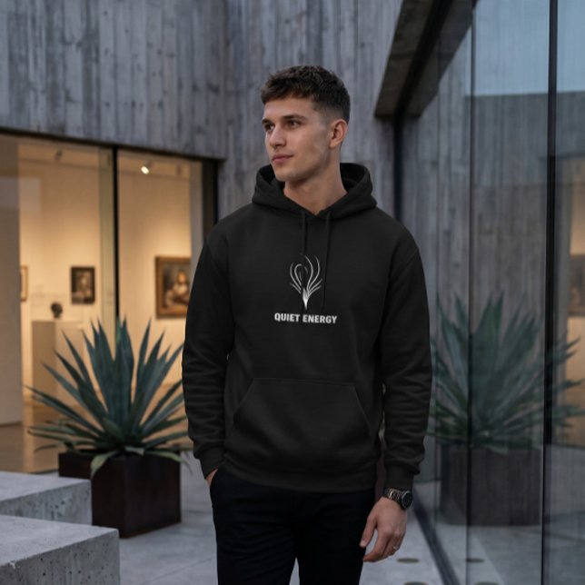 Modern Black Hoodie Custom Graphic Minimalist (Creator Uploaded)