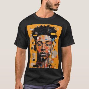 Modern Black Identity Cultural Expression Art T-Shirt