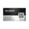 Modern Black Metal Silver Look - QR Code