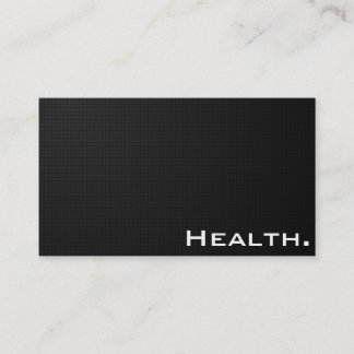 Modern Black No.1 Business Card