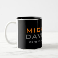Modern Black Orange Bold Text Minimalist Elegant