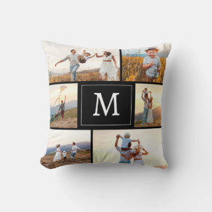 Modern Black Photo Cushion
