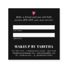 Modern black pink share the love script typography