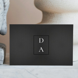 Modern Black Professional Stylish Bold Business Card