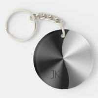 Modern Black & Silver Metallic Design USB Charging