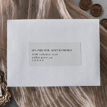 Modern Black Typography Guest Address Labels<br><div class="desc">These modern black typography guest address labels are perfect for a simple wedding. The black and white minimalist design features a retro yet contemporary font with a unique rustic bohemian feel. Perfect for any season. Keep it minimal, as is, or add your own graphics and artwork. Customize each label with...</div>