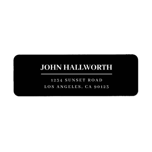 Modern Black & White (Front)