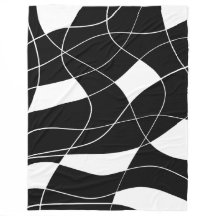 modern Black &white abstract pattern