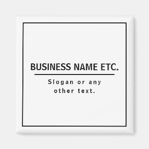 Modern Black & White Magnet