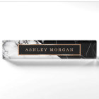 Modern Black White Marble Stone Texture Look