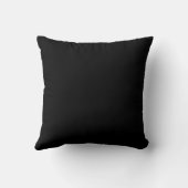Modern Black White Polka Dots And Stripes Pattern Cushion (Back)
