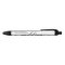 Modern Black & White Simple Script Wedding Favor