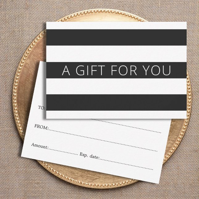 Modern Black White Stripes Beauty (Creator Uploaded)