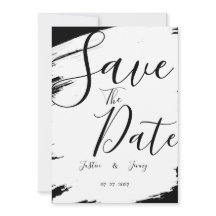 Modern Black & White wedding
