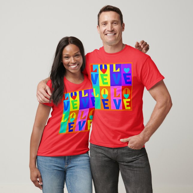 Modern Bliss: Love Elegance T-Shirt (Unisex)