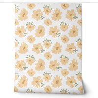 Modern Blooms Golden Yellow Nursery Kids Room