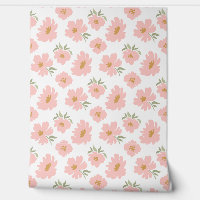 Modern Blooms Pink Gold Nursery Kids Room