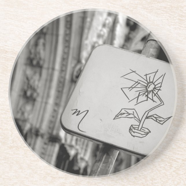 Modern Blossom Coaster (Front)