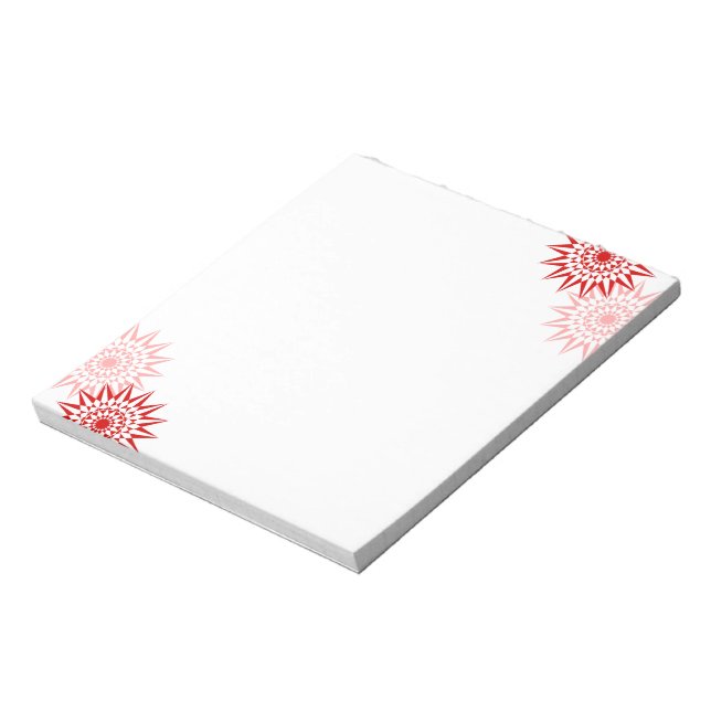 Modern Blossoms Notepad (Rotated)
