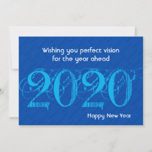 Modern BLUE 20:20 Vision HAPPY NEW YEAR