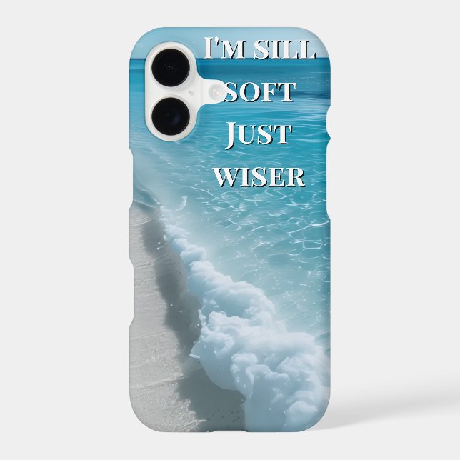 Modern Blue Aesthetic I'm still Soft Quote  (Back)