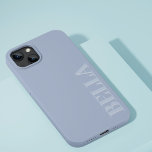 Modern blue and grey initial minimal contemporary Case-Mate iPhone 14 case<br><div class="desc">* A gift for you and your friends who love custom style.
Modern blue and grey initial minimal contemporary Case-Mate iPhone case</div>