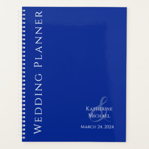 Modern Blue and White-Wedding-Planner Planner