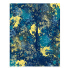 Modern Blue and Yellow Abstract