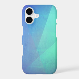 Modern Blue Aqua &Turquoise Geometric Gradation