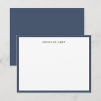 Modern Blue Border Professional