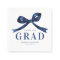 Modern Blue Bow Graduation Party