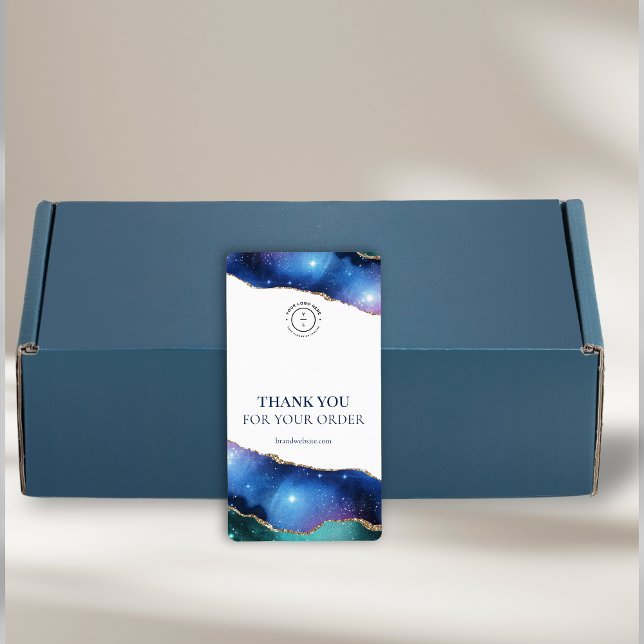 Modern Blue Celestial Thank You Seal Packaging (Creator Uploaded)