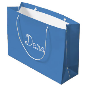 Modern Blue Colour Baby Shower Gift Bag