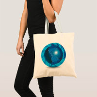 Modern Blue Earth Globe World Map