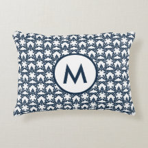 Modern Blue Geometric Star Personalised