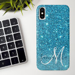 Modern Blue Glitter Sparkles Personalised Name Case-Mate iPhone Case<br><div class="desc">Introducing our Modern Blue Glitter Sparkles Personalised Name collection, exclusively available on Zazzle! This dazzling product line is perfect for adding a touch of glamour and customisation to your everyday essentials. Embrace the modern and glamourous vibes of our Modern Blue Glitter Sparkles Personalised Name collection, available exclusively on Zazzle. With...</div>