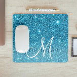 Modern Blue Glitter Sparkles Personalised Name Mouse Pad<br><div class="desc">Introducing our Modern Blue Glitter Sparkles Personalised Name collection, exclusively available on Zazzle! This dazzling product line is perfect for adding a touch of glamour and customisation to your everyday essentials. Embrace the modern and glamourous vibes of our Modern Blue Glitter Sparkles Personalised Name collection, available exclusively on Zazzle. With...</div>